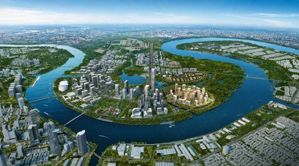 Sun Thủ Thiêm 2 Vị trí dự án Sun Thủ Thiêm nằm trong khu đô thị Thủ Thiêm, Phường An Khánh, Tp.HCM