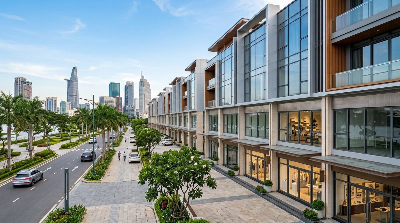Shophouse Sun Thủ Thiêm Gần Quảng Trường Trung Tâm: Cơ Hội 2026