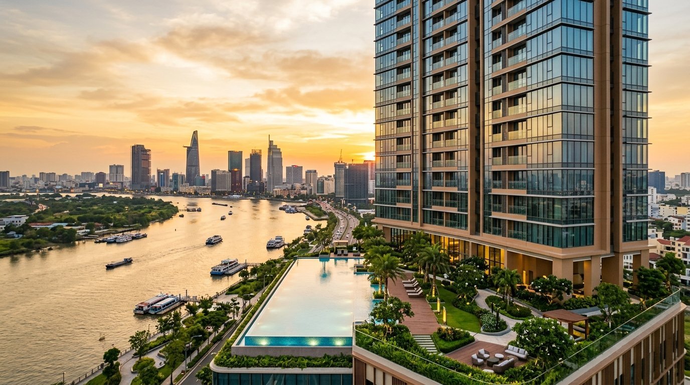 Công Viên Ven Sông Thủ Thiêm: Tiện Ích Mới Cạnh Sun Thủ Thiêm