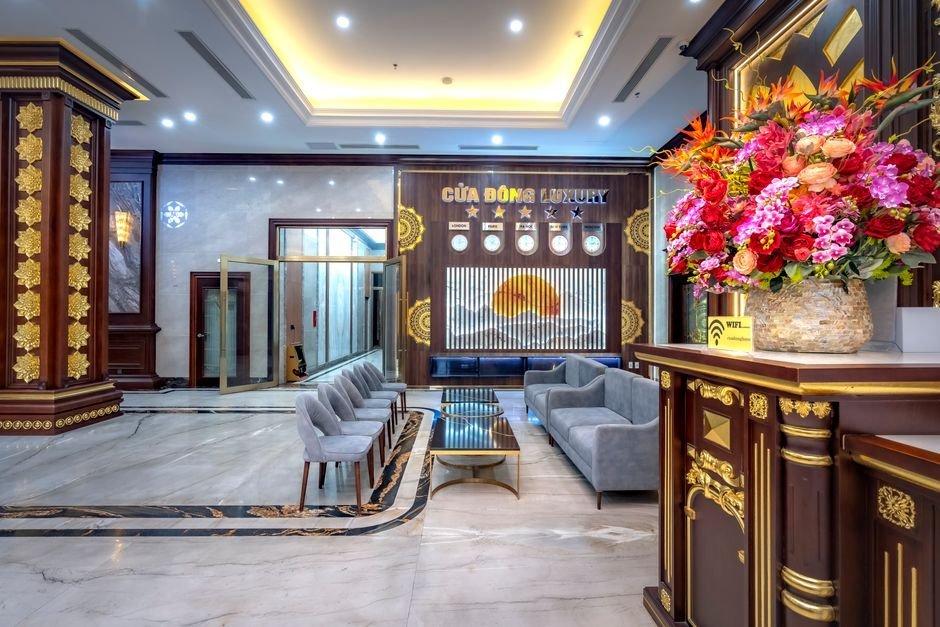 Sảnh khách sạn thương hiệu quốc tế Thủ Thiêm sang trọng 5 sao