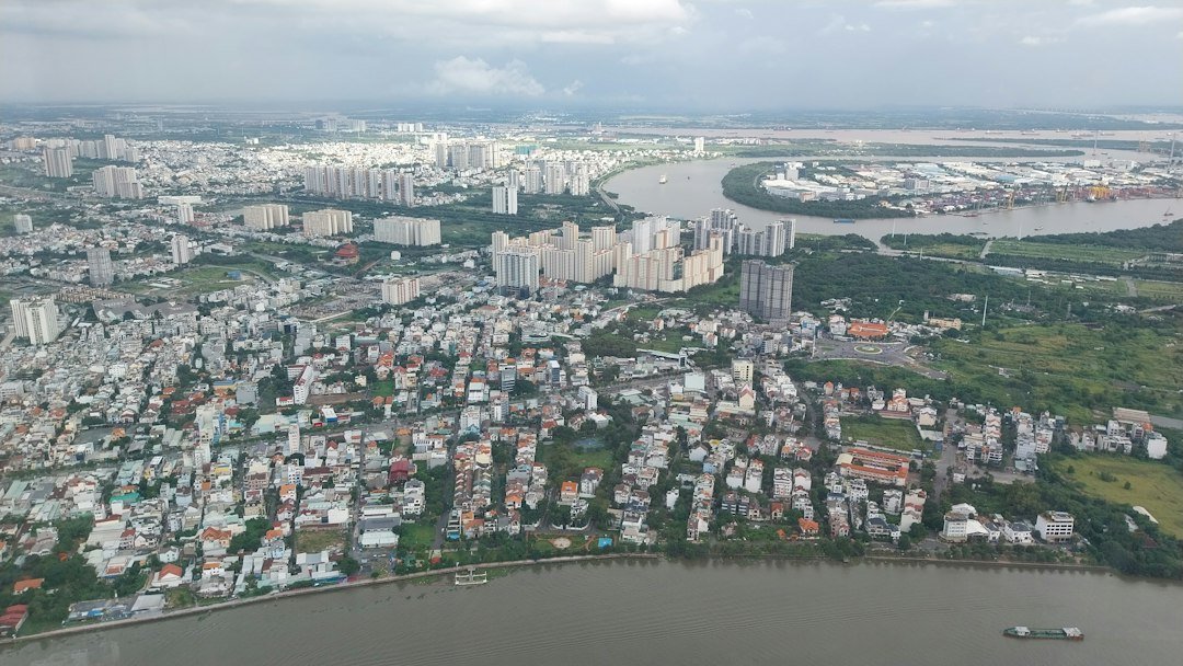 Khu Chức Năng 2C Thủ Thiêm: Có Phải Là Trung Tâm Hành Chính? 1 Khu chức năng 2C Thủ Thiêm nhìn từ trên cao — vị trí Sun Thủ Thiêm ven sông Sài Gòn